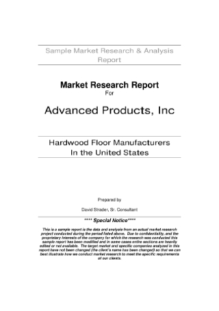 Market Research Analysis Report