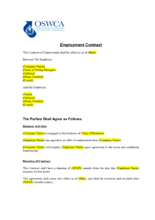 Employment Contract1