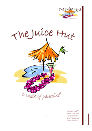 Juice Hut Business Plan