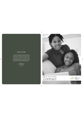 Online Family Safety Contract