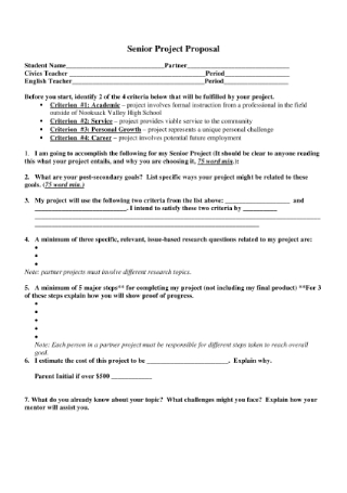 50+ SAMPLE Project Proposal Templates in PDF | MS Word | Excel