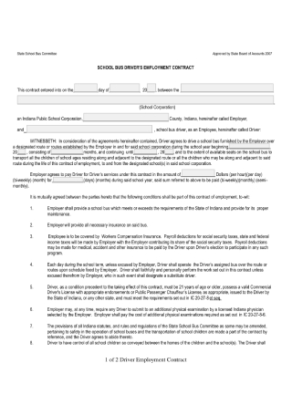 48 sample employment contract templates in pdf ms word