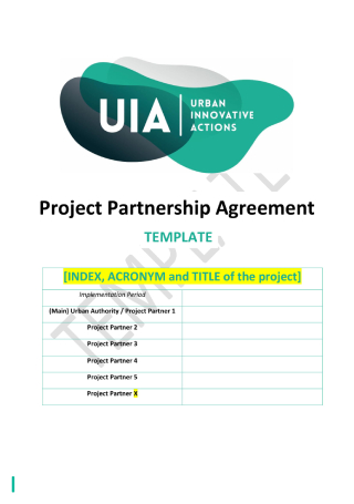 Project Partnership Agreement