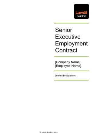 Senior Executive Employment Contract