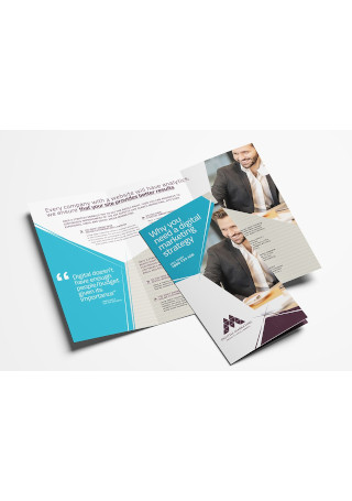 Digital Marketing Tri Fold Brochure