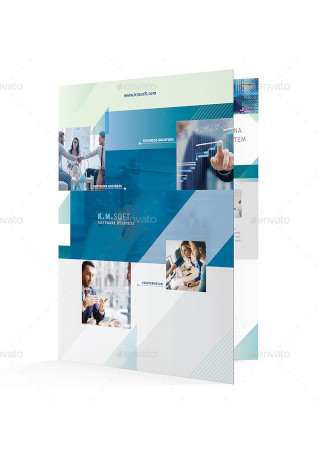IT – Software Company Bifold Brochure