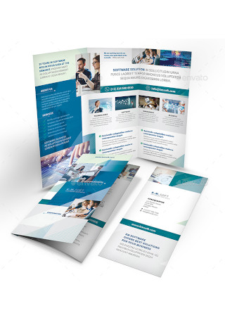 IT – Software Company Trifold Brochure