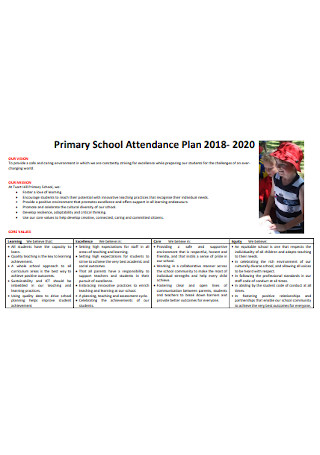 Primary School Attendance Plan 