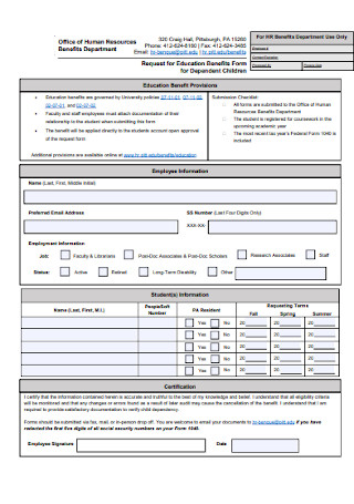 Sample HR Form