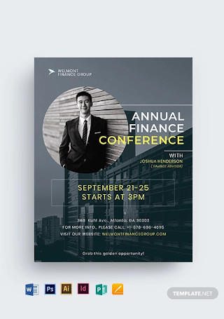Annual Conference Flyer Template