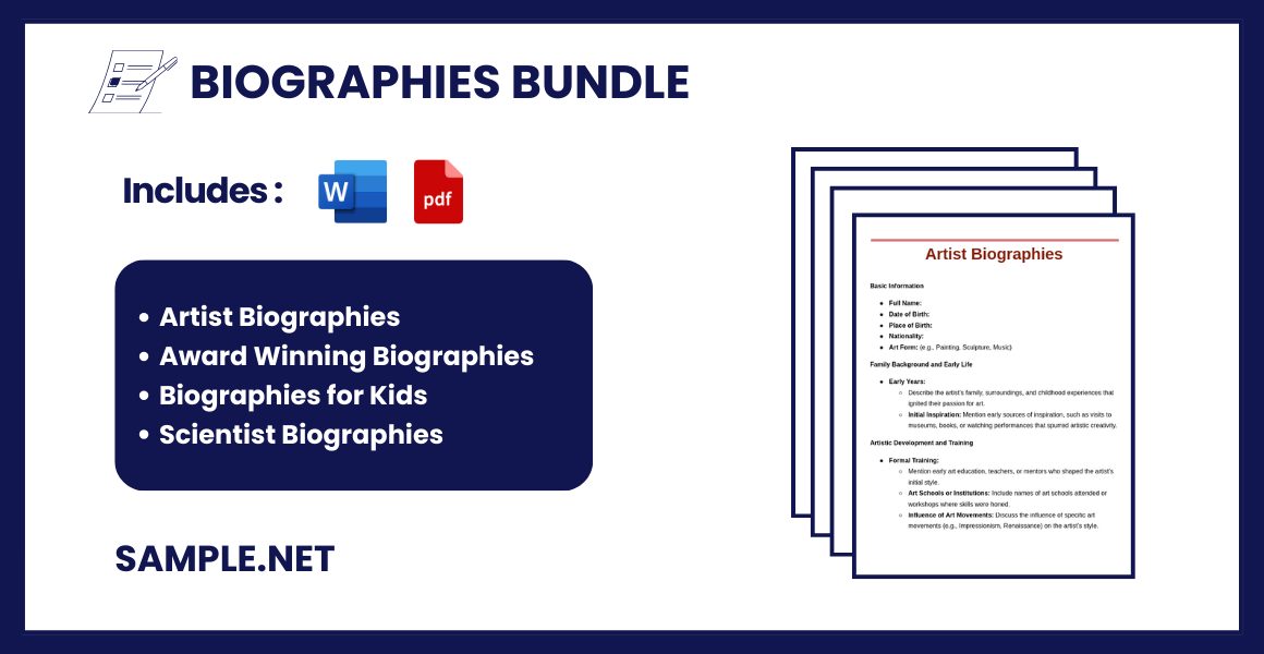 biographies bundle