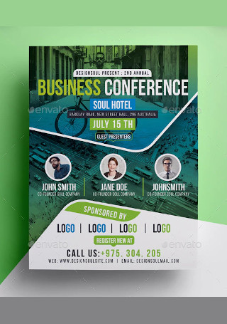 Business Conference Flyer Sample