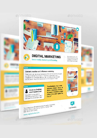 Business Digital Marketing Flyer