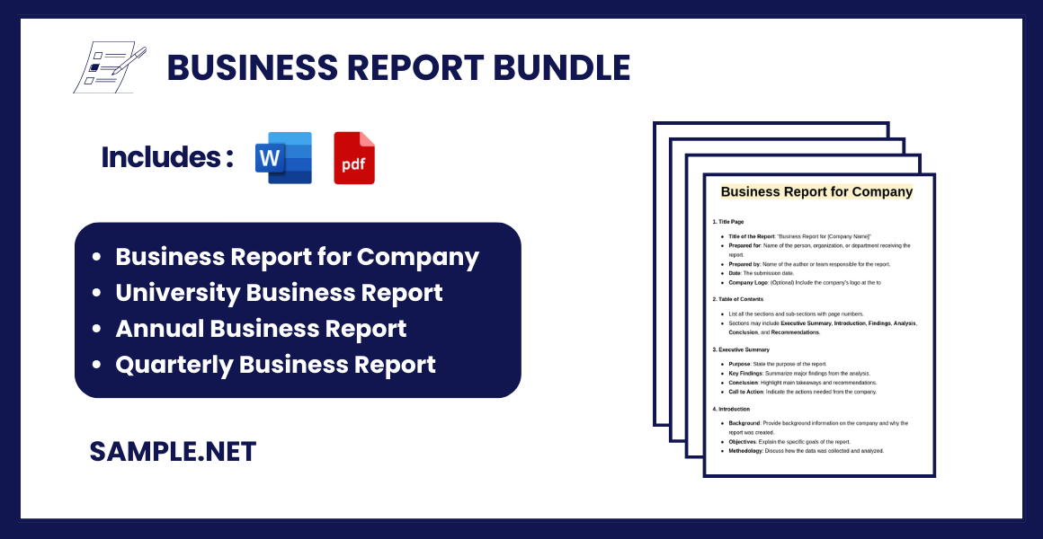 business report bundle