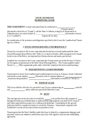Commercial Real Estate Lease Agreement