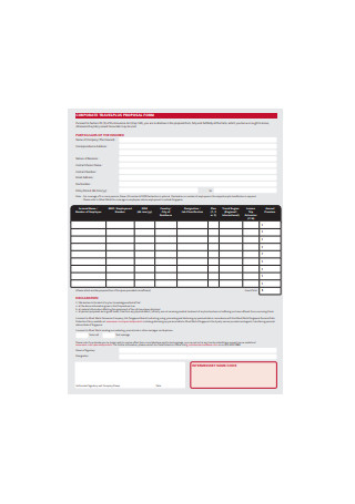 Corporate Travelplus Proposal Form