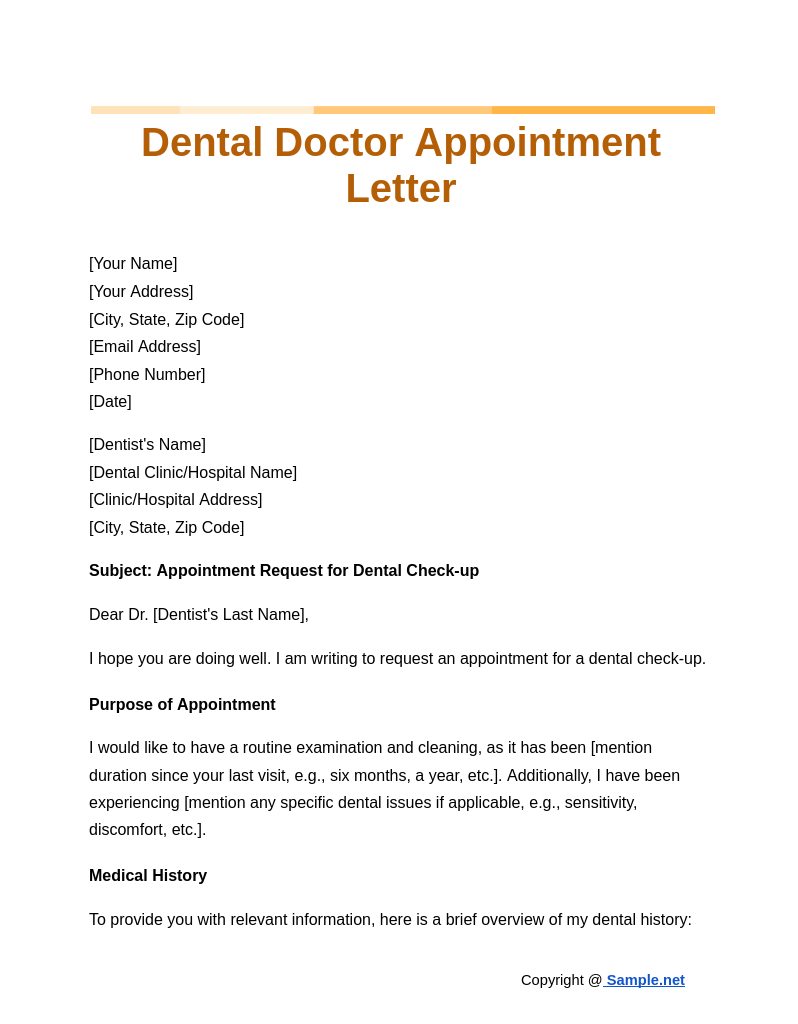 Dental Doctor Appointment Letter Google Docs 10 23 2024 04 06 PM