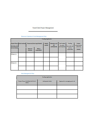 Donation Fund Project Management Plan