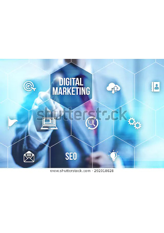 Interactive Digital Marketing Channels Illustration