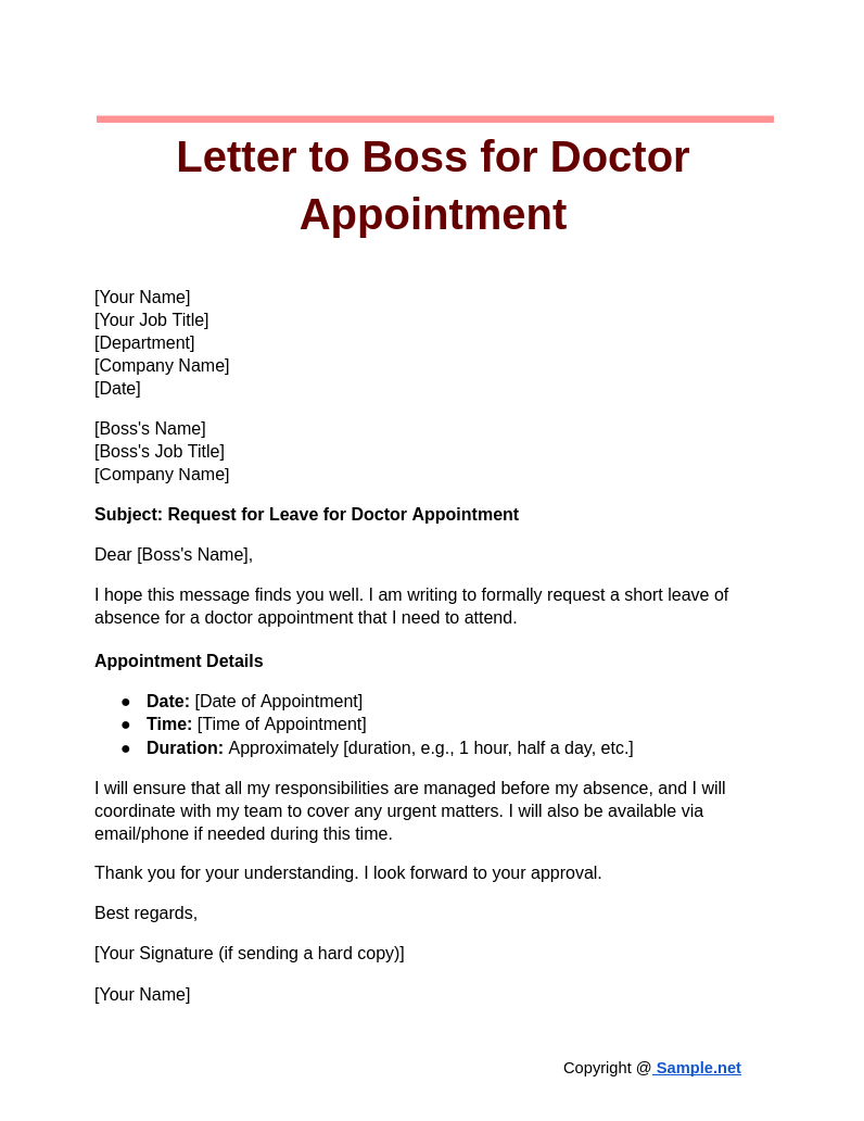 Letter to Boss for Doctor Appointment Google Docs 10 23 2024 04 06 PM