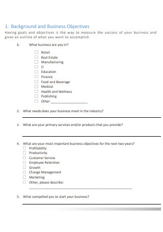 Marketing Strategy Questionnaire1