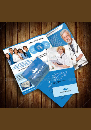 Medical Hospital Health Tri Fold Brochure