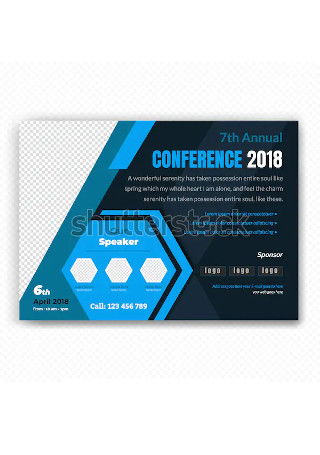 Minimal Conference Flyer InDesign