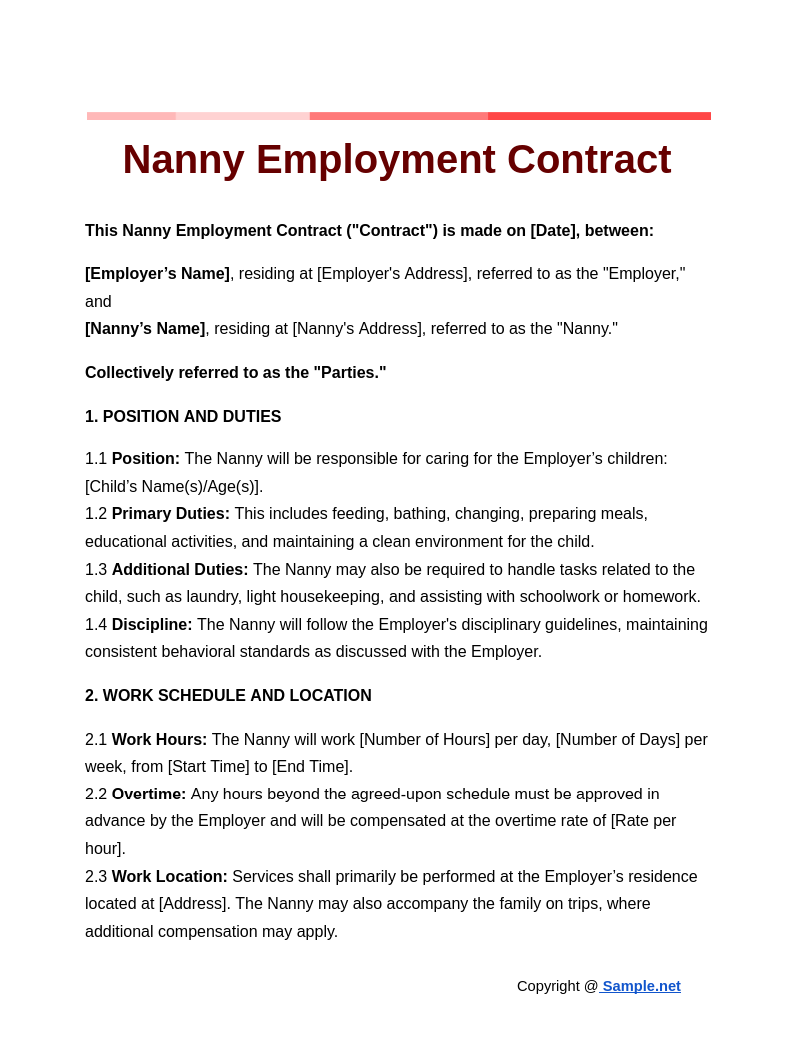 Nanny Employment Contract Google Docs 10 23 2024 04 11 PM