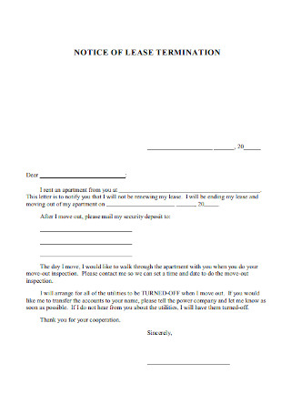 30 Day Notice Sample Letter To Tenant from images.sample.net