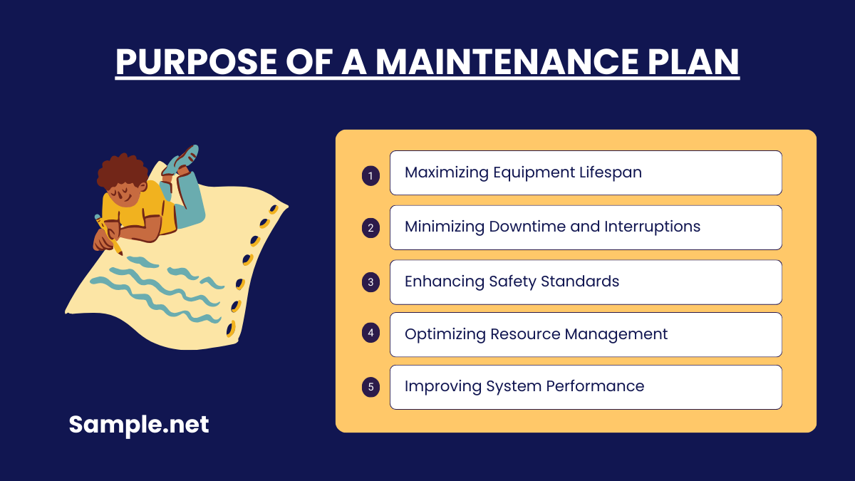 Purpose of a Maintenance Plan