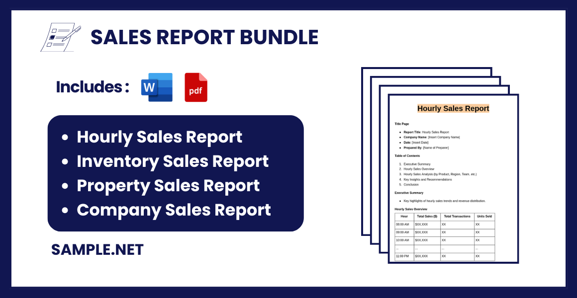 Sales Report Bundle