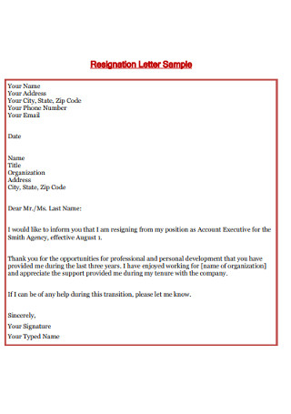Formal Letter Of Resignation Template from images.sample.net