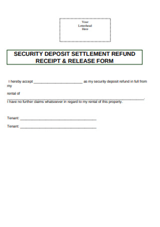 26 sample security deposit receipts in pdf ms word excel