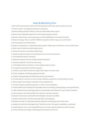 Simple Sales and Marketing Plan
