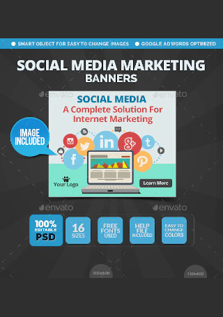Social Media Marketing Banners