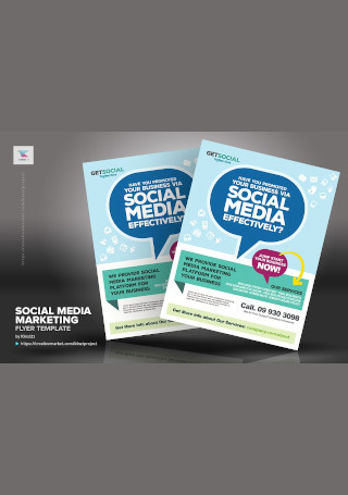 Social Media Marketing Flyer Sample