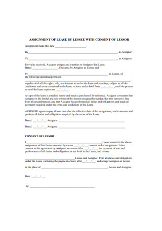 can you prohibit assignment in a lease