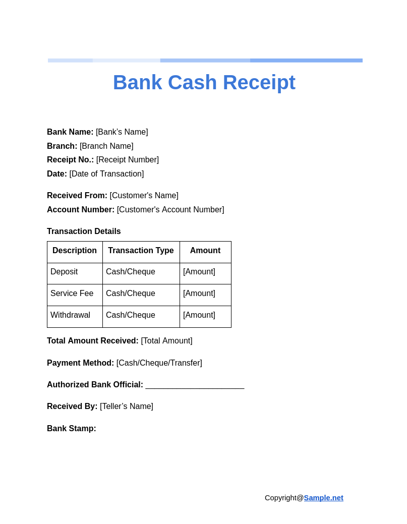 Bank Cash Receipt Google Docs 11 04 2024 10 58 AM