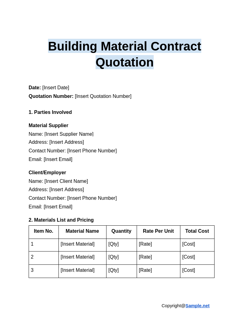 Building Material Contract Quotation Google Docs 12 11 2024 10 55 AM