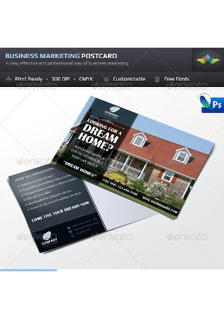 Business Marketing Postcard