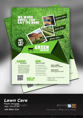Garden and Lawn care Flyer