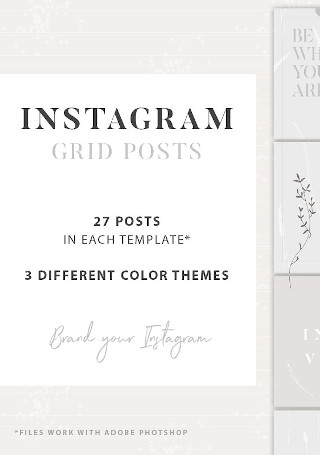 Instagram Grid Posts Themes