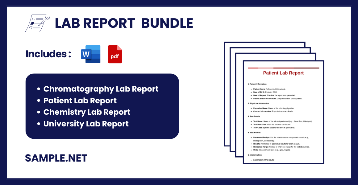 lab report bundle