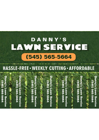 Lawn Care Business Flyer