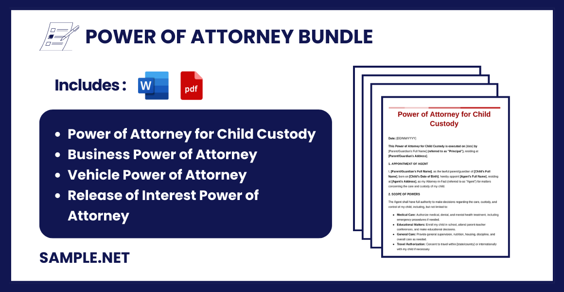 power of attorney bundle