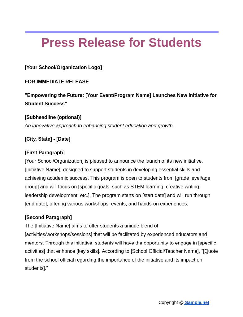 Press Release for Students Google Docs 10 21 2024 11 03 AM