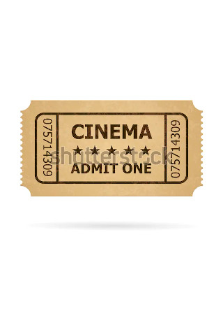 Retro Cinema Ticket
