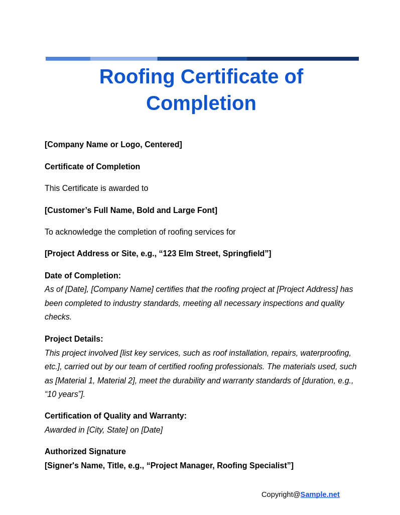 Roofing Certificate of Completion Google Docs 11 04 2024 11 03 AM