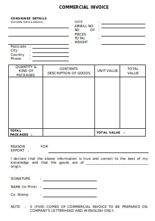 47 Sample Invoice Templates In Pdf Ms Word Excel