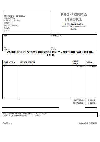Basic Invoice Template Free from images.sample.net